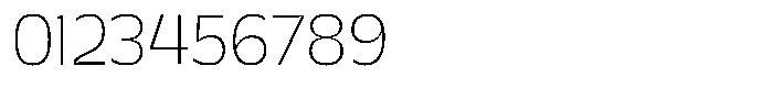 Galilea Sans Thin Font OTHER CHARS