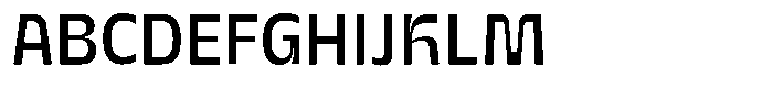 Galilea Sans Variable Font UPPERCASE