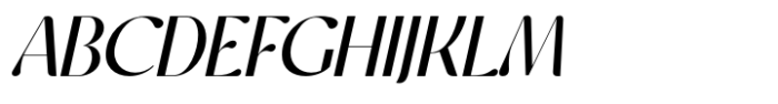 Galina Italic Font UPPERCASE