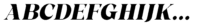 Galio Oblique Font UPPERCASE