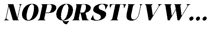 Galio Oblique Font UPPERCASE