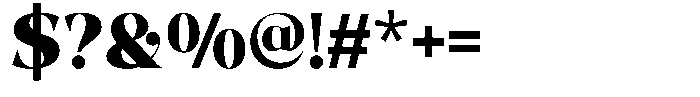 Galio Regular Font OTHER CHARS