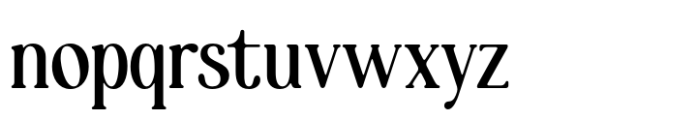 Galisteo Font LOWERCASE