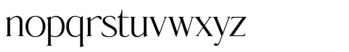 Gallant Regular Font LOWERCASE