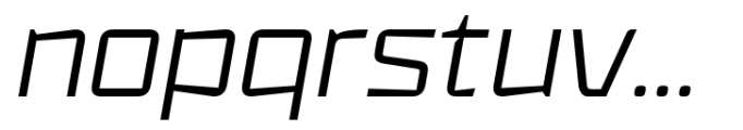 Galldis Thin Italic Font LOWERCASE