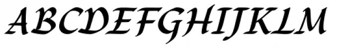 Gallegos Pro Medium Italic Font UPPERCASE