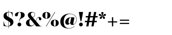 Gallensis Grande Extrabold Font OTHER CHARS