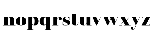 Gallensis Grande Heavy Font LOWERCASE