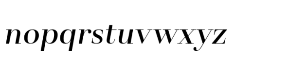 Gallensis Grande Italic Font LOWERCASE