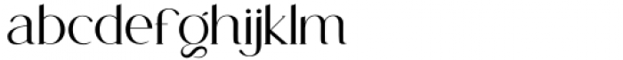Gallery Serif Regular Font LOWERCASE
