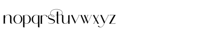 Gallery Serif Font LOWERCASE