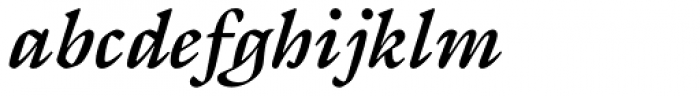 Galliard Bold Italic Font LOWERCASE