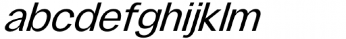 Gallinari Regular Oblique Font LOWERCASE