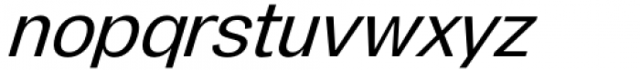 Gallinari Regular Oblique Font LOWERCASE