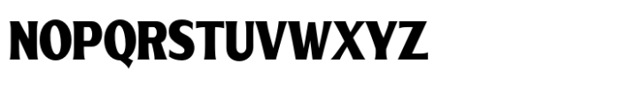 Gallion Pro Black Condensed Font UPPERCASE