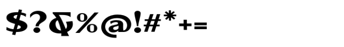 Gallion Pro Bold Expanded Font OTHER CHARS