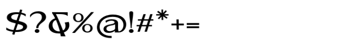Gallion Pro Expanded Font OTHER CHARS