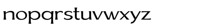 Gallion Pro Light Expanded Font LOWERCASE