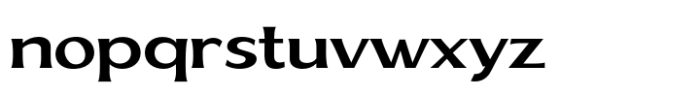 Gallion Pro Medium Expanded Font LOWERCASE