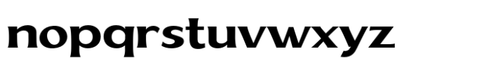 Gallion Pro Semi Bold Expanded Font LOWERCASE