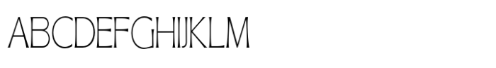 Gallion Pro Thin Condensed Font UPPERCASE