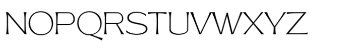 Gallion Pro Thin Expanded Font UPPERCASE