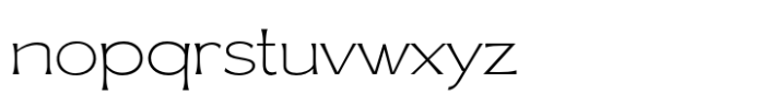 Gallion Pro Thin Expanded Font LOWERCASE