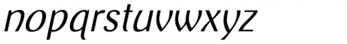 Gallivant Light Italic Font LOWERCASE