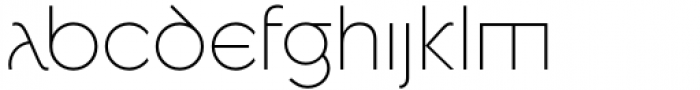 Gallos Architype Light Font LOWERCASE