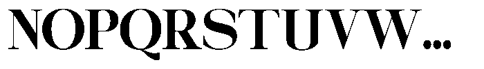 Galnery Black Extra Condensed Font UPPERCASE