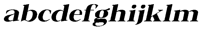 Galnery Black Extra Exp Slanted FONT