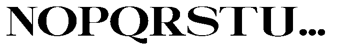 Galnery Black Extra Exp Font UPPERCASE
