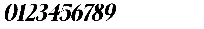 Galnery Black Semi Condensed Slanted Font OTHER CHARS