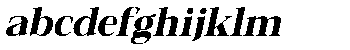 Galnery Black Semi Condensed Slanted FONT