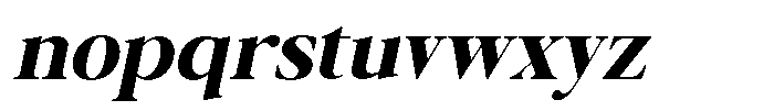 Galnery Black Semi Condensed Slanted Font LOWERCASE