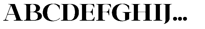 Galnery Black Semi Exp Font UPPERCASE