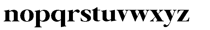 Galnery Black Semi Exp Font LOWERCASE
