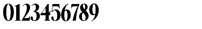 Galnery Black Ultra Condensed Font OTHER CHARS