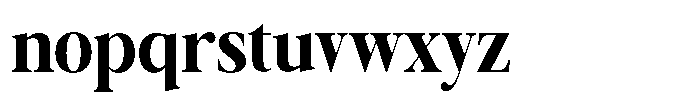 Galnery Black Ultra Condensed Font LOWERCASE