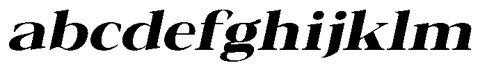 Galnery Black Ultra Exp Slanted FONT