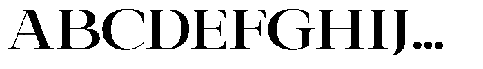 Galnery Bold Expanded Font UPPERCASE