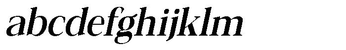 Galnery Bold Extra Condensed Slanted FONT