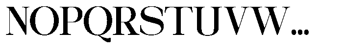 Galnery Bold Extra Condensed Font UPPERCASE