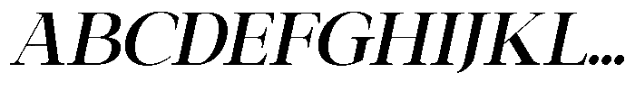 Galnery Bold Semi Condensed Slanted Font UPPERCASE