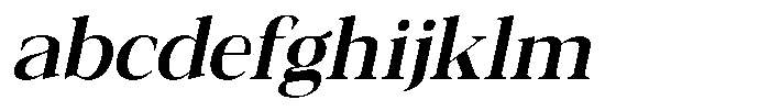 Galnery Bold Semi Condensed Slanted FONT