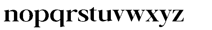 Galnery Bold Semi Exp Font LOWERCASE
