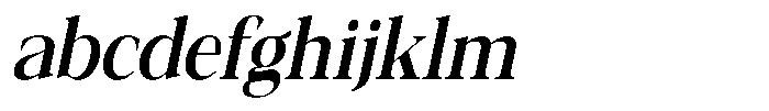 Galnery Bold Ultra Condensed Slanted FONT