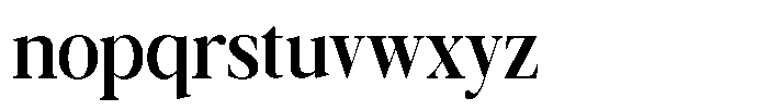 Galnery Bold Ultra Condensed Font LOWERCASE
