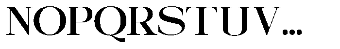 Galnery Bold Font UPPERCASE