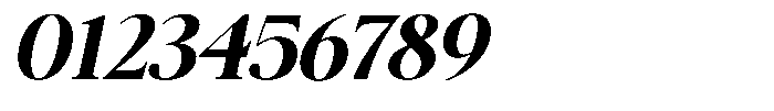 Galnery Extra Bold Expanded Slanted Font OTHER CHARS